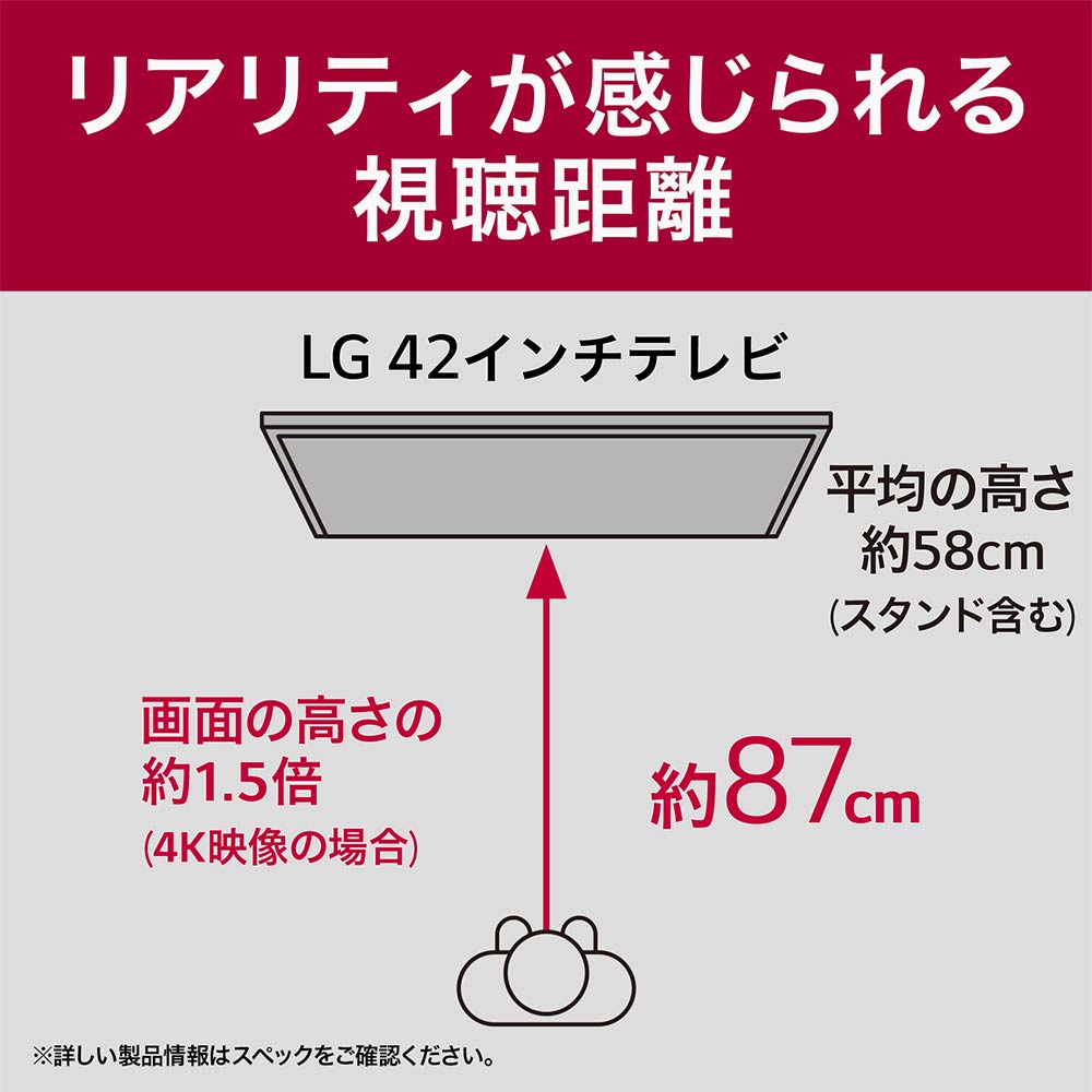 LG 42V型 4K有機ELテレビ(OLED42C4PJA) / LG（エルジー） / テレビ本体・チューナー / LGE10057_dt_17.jpg