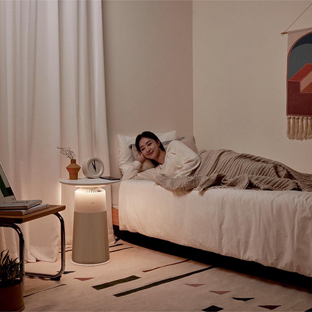 LG PuriCare AeroFurniture ラウンド ブラック(AS207PKU0) / LG（エルジー） / 空気清浄機 / LGE10068_dt_22.jpg