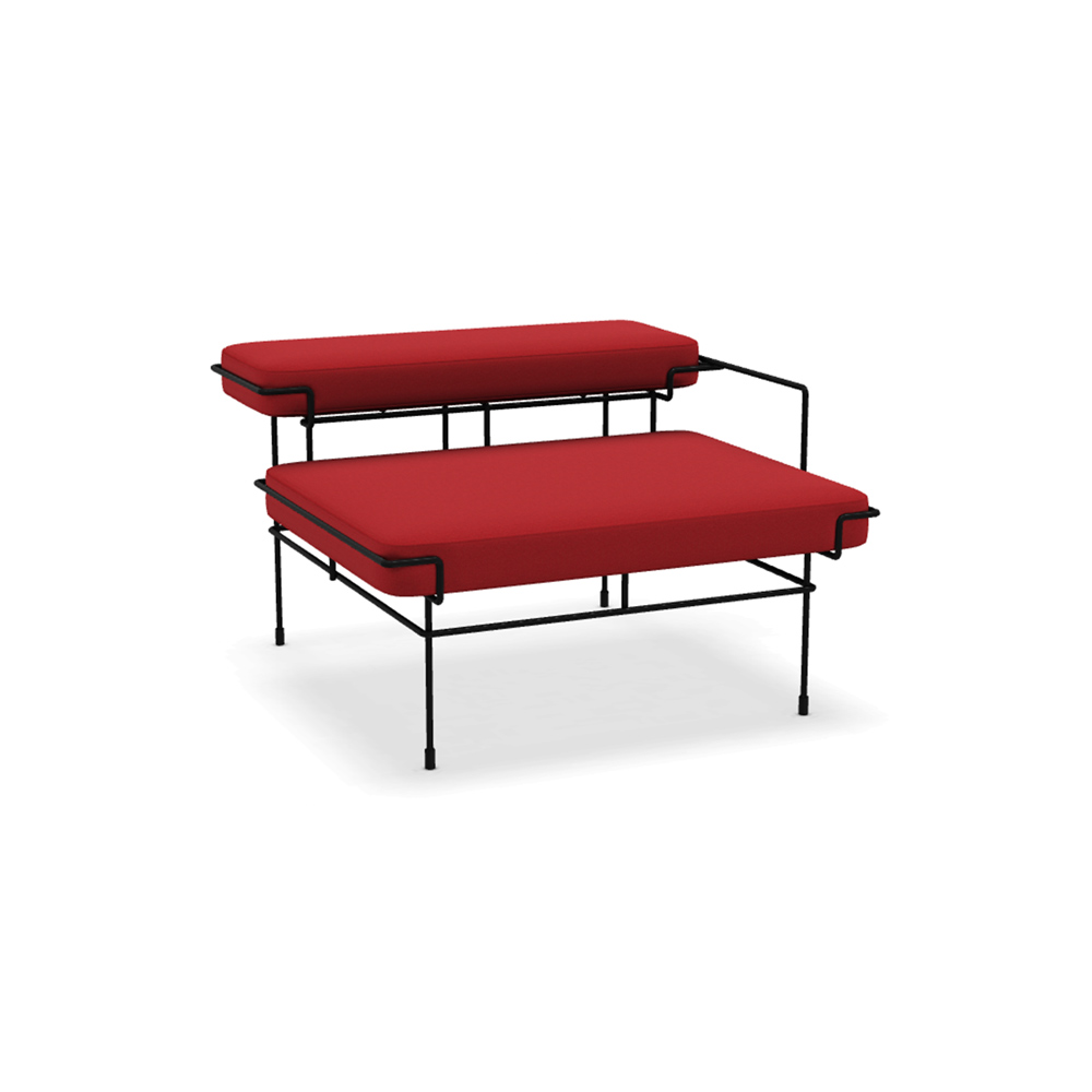 MAGIS Traffic 2 Platform black Leg / MAGIS（マジス） / ダイニングソファ / MAG10138RED_ma.jpg