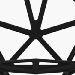 MAGIS Chair One Concrete natural 固定式 / MAGIS(マジス) / ガーデンチェア・アウトドアチェア / col_MAG10198BLK.jpg