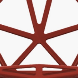 MAGIS Chair One Concrete black 固定式 / MAGIS(マジス) / ガーデンチェア・アウトドアチェア / col_MAG10199RED.jpg