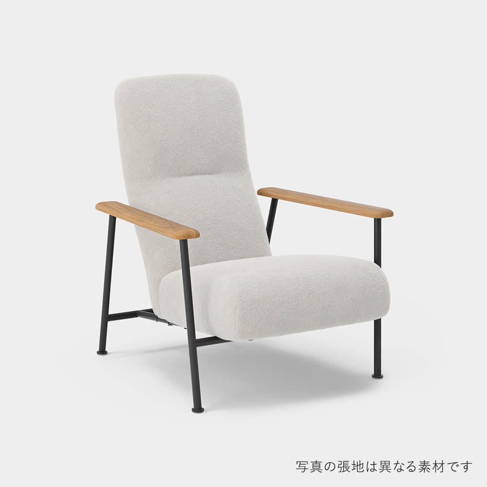 JUMP EASY CHAIR OILED OAK / MASSPRODUCTIONS（マスプロダクションズ） / ラウンジチェア / MAS10067BEG_ma.jpg