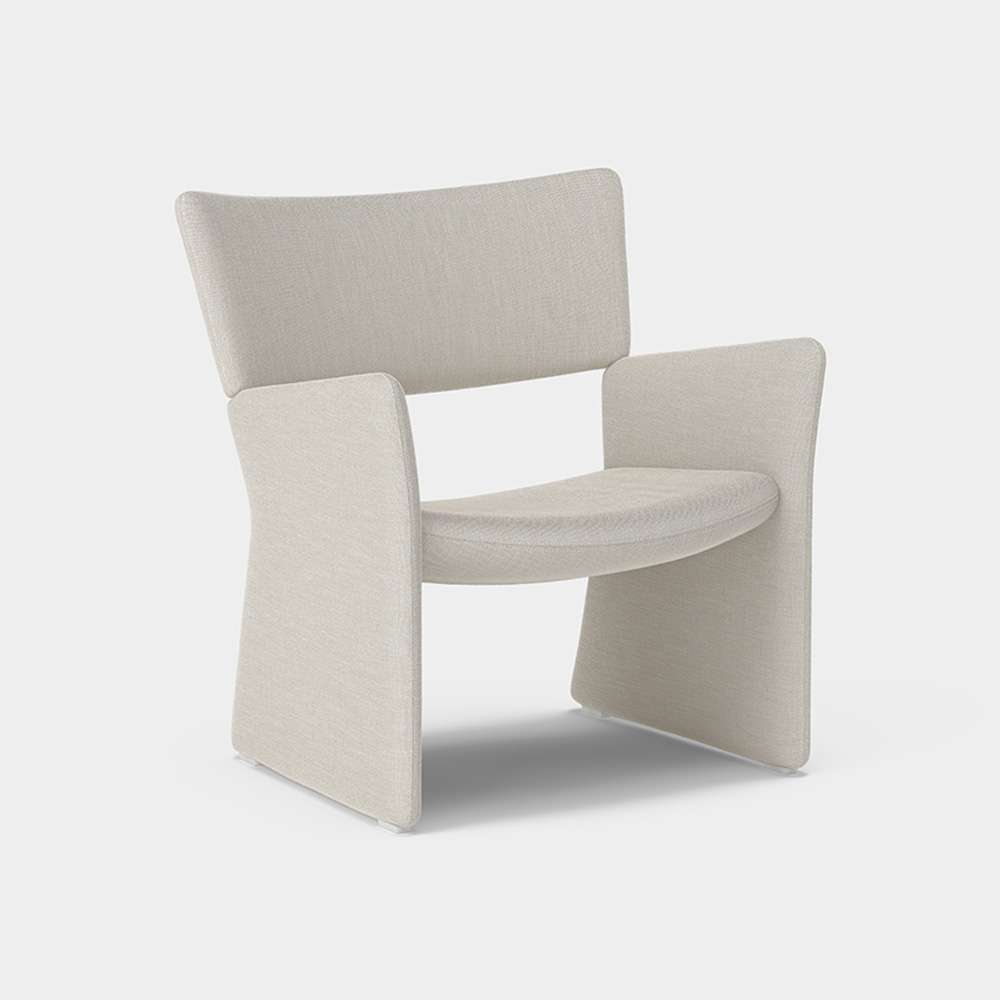 CROWN EASY CHAIR / MASSPRODUCTIONS（マスプロダクションズ） / ラウンジチェア / MAS10078WHT_ma.jpg