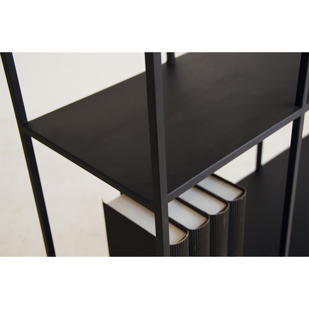 GRILLO WIDE SHELF / moda en casa（モーダエンカーサ） / ラック・ブックシェルフ・マガジンラック・本棚 / MEC10045_dt_02.jpg