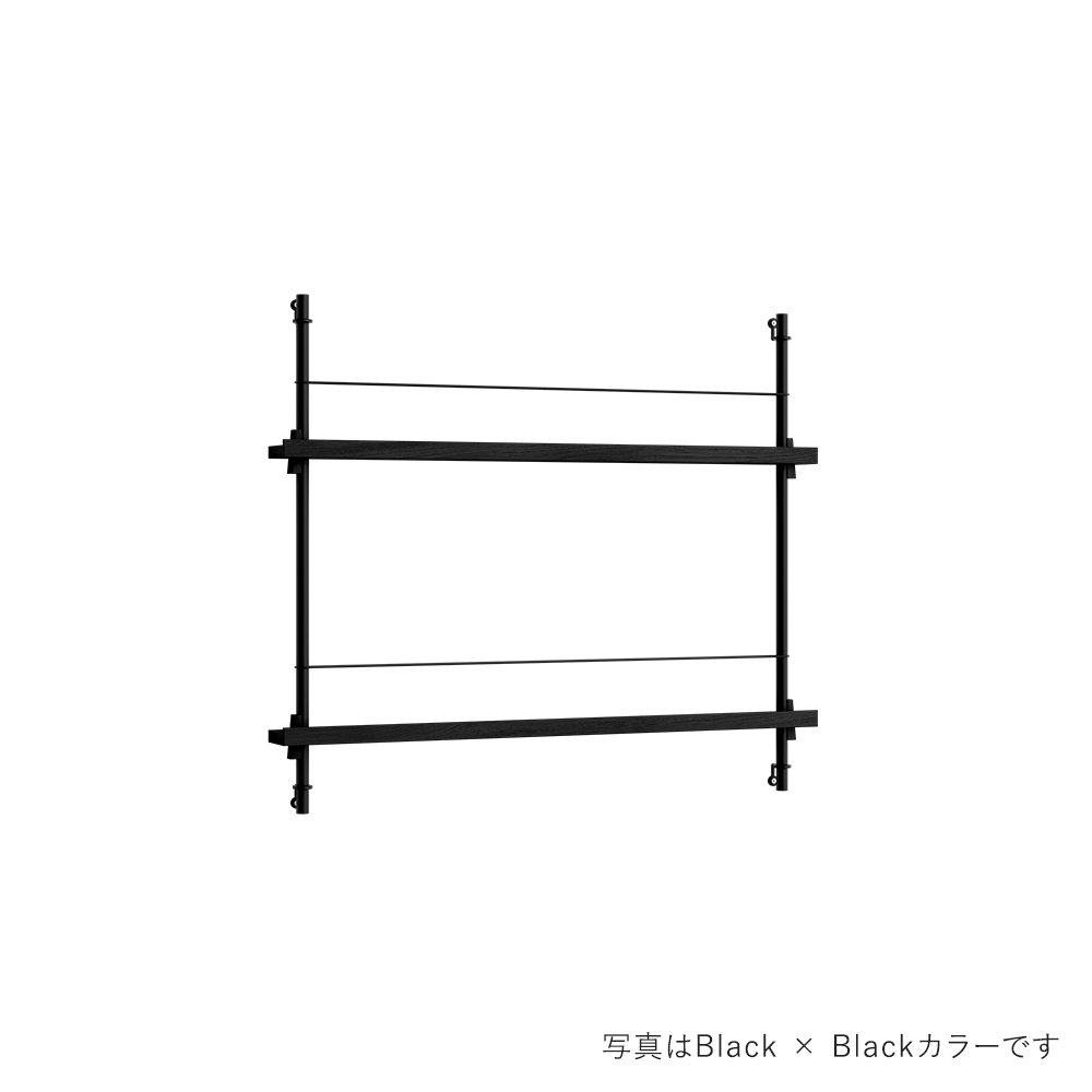 MOEBE Magazine Shelving / Pattern B / MOEBE(ムーべ) / ラック・ブックシェルフ・マガジンラック・本棚 / MOE10064WHT_ma.jpg