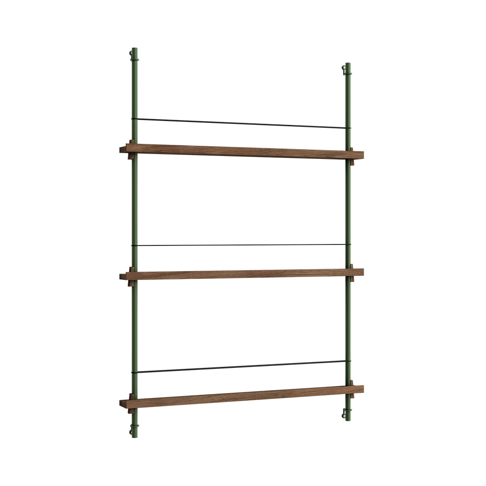 MOEBE Magazine Shelving / Pattern A / MOEBE(ムーべ) / ラック・ブックシェルフ・マガジンラック・本棚 / MOE10066GRN_ma.jpg