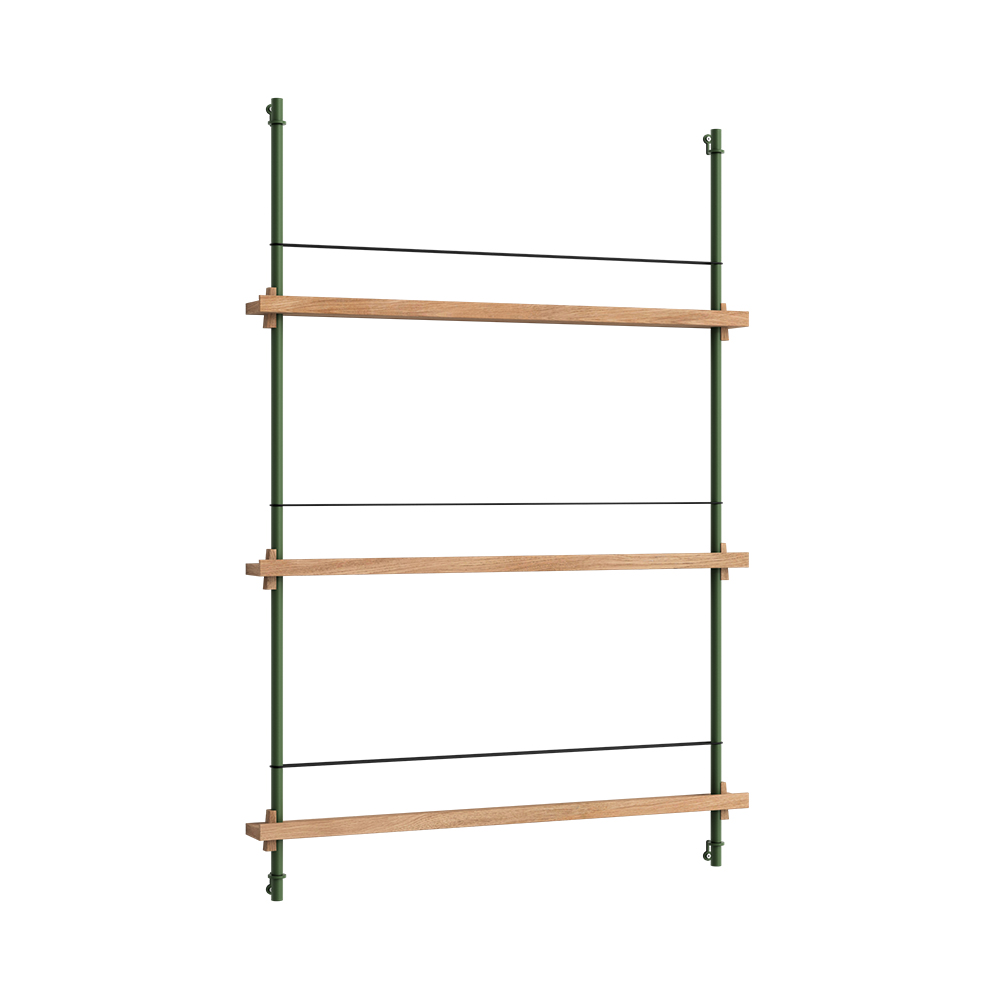 MOEBE Magazine Shelving / Pattern A / MOEBE(ムーべ) / ラック・ブックシェルフ・マガジンラック・本棚 / MOE10068GRN_ma.jpg