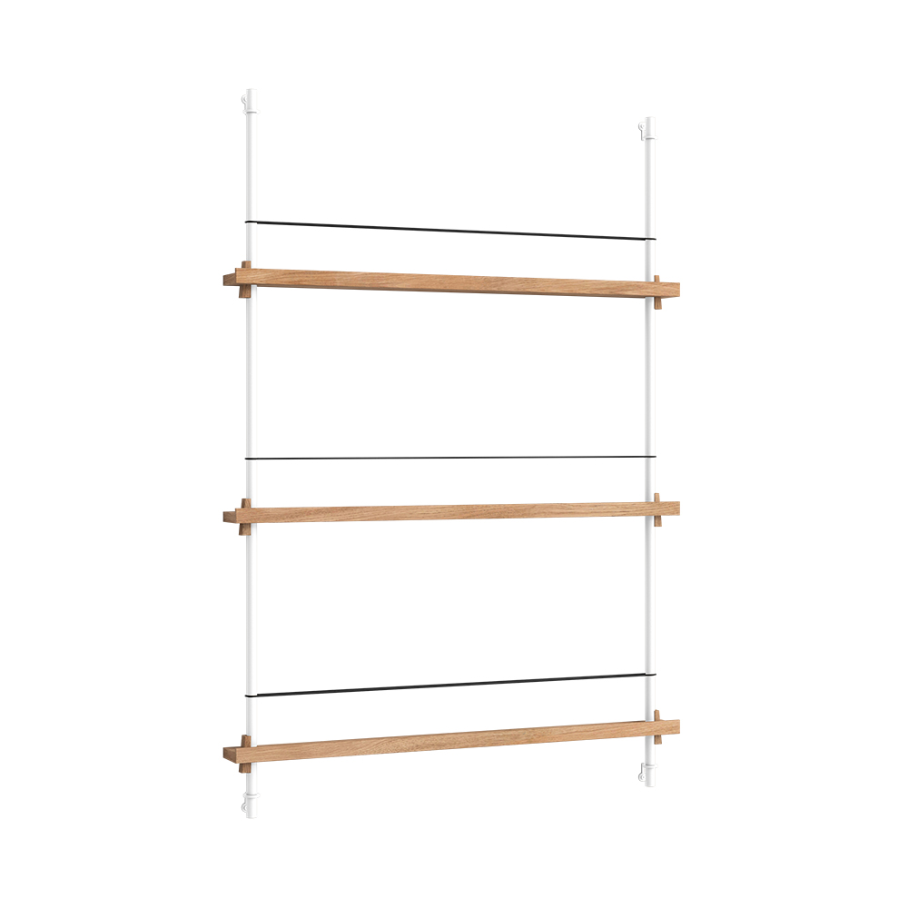 MOEBE Magazine Shelving / Pattern A / MOEBE(ムーべ) / ラック・ブックシェルフ・マガジンラック・本棚 / MOE10068WHT_ma.jpg