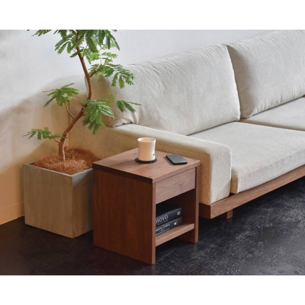 MORELESS NIGHT TABLE モアレス ナイトテーブル H450 / MASTERWAL（マスターウォール） / サイドテーブル・ナイトテーブル / MSW10191_dt_01.jpg