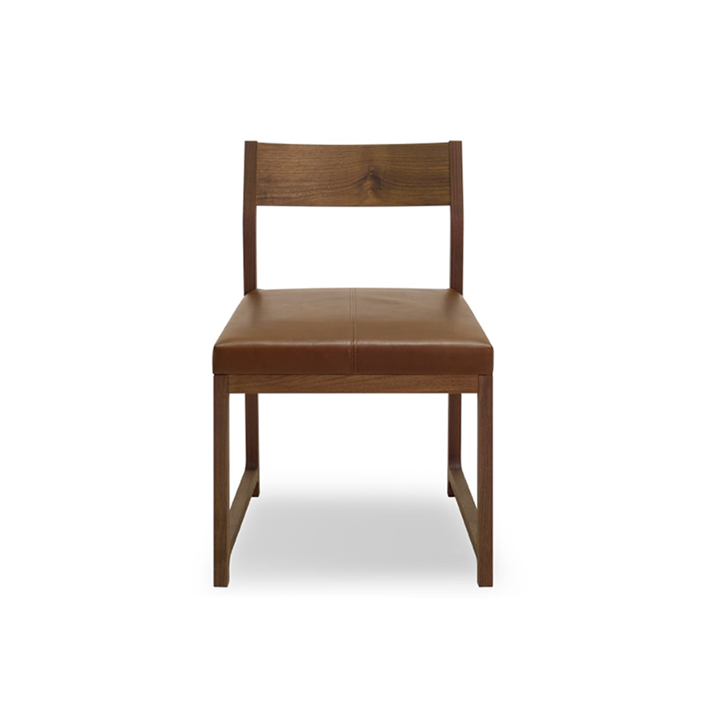 RIN 023 ARM LESS CHAIR リン 023 アームレスチェア 板背 レザー / MASTERWAL（マスターウォール） / ダイニングチェア / MSW10230_dt_01.jpg