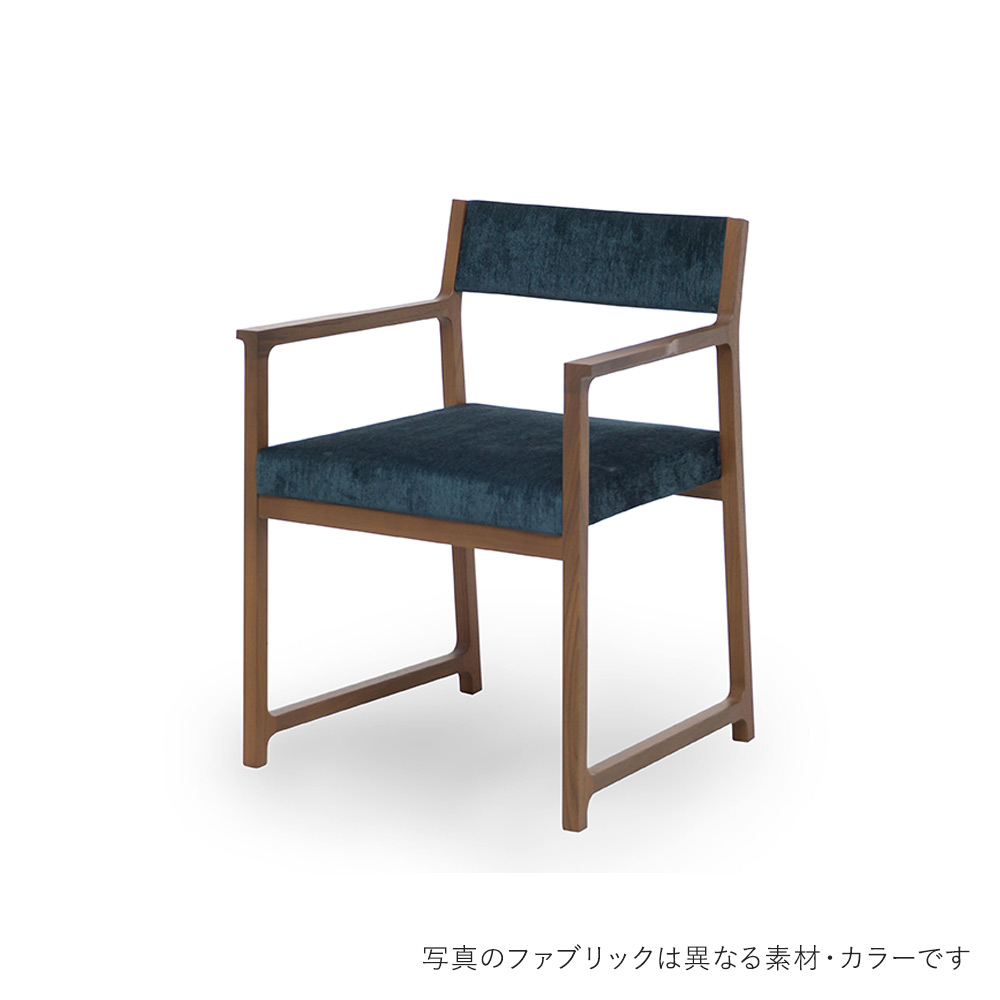 RIN 023 ARM CHAIR リン 023 アームチェア 背張 レザー / MASTERWAL（マスターウォール） / ダイニングチェア / MSW10236BLK_ma.jpg