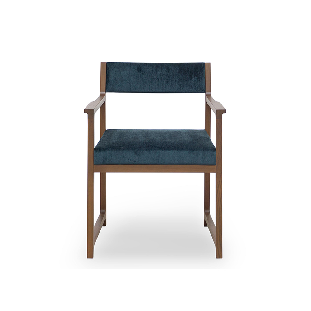 RIN 023 ARM CHAIR リン 023 アームチェア 背張 レザー / MASTERWAL（マスターウォール） / ダイニングチェア / MSW10236_dt_01.jpg