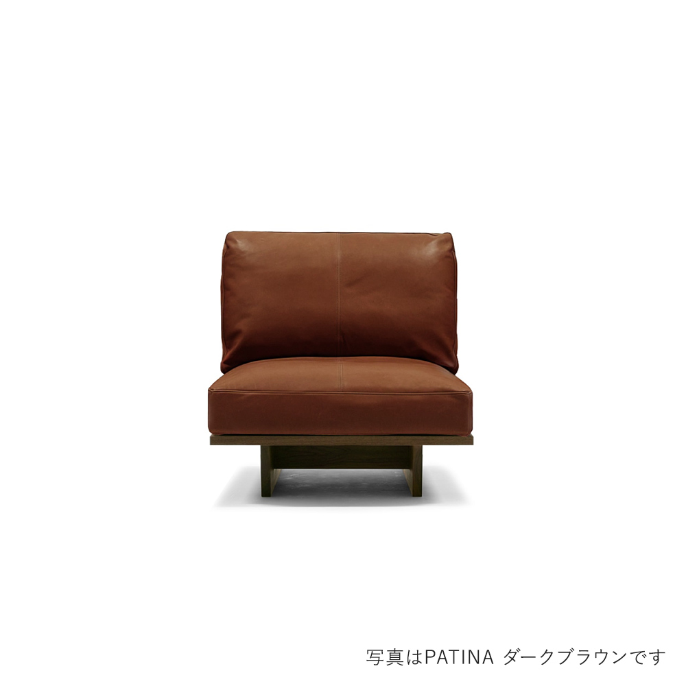 MONO SOFA モノ ソファ アームレス 1 シーター 70 / MASTERWAL（マスターウォール） / 1人掛けソファ / MSW10326BLK_ma.jpg