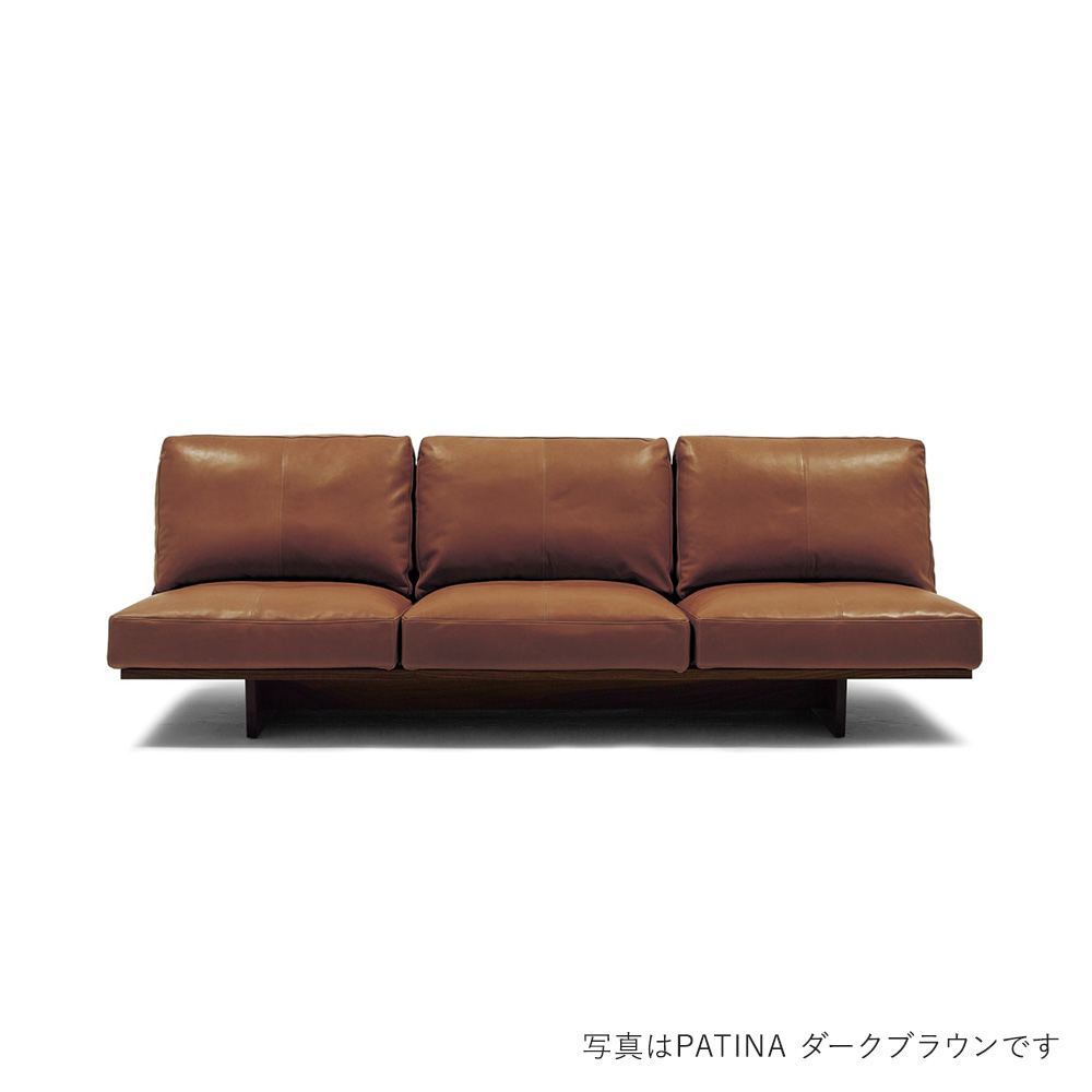 MONO SOFA モノ ソファ アームレス 3 シーター 210 / MASTERWAL（マスターウォール） / 3人掛けソファ / MSW10330BLK_ma.jpg