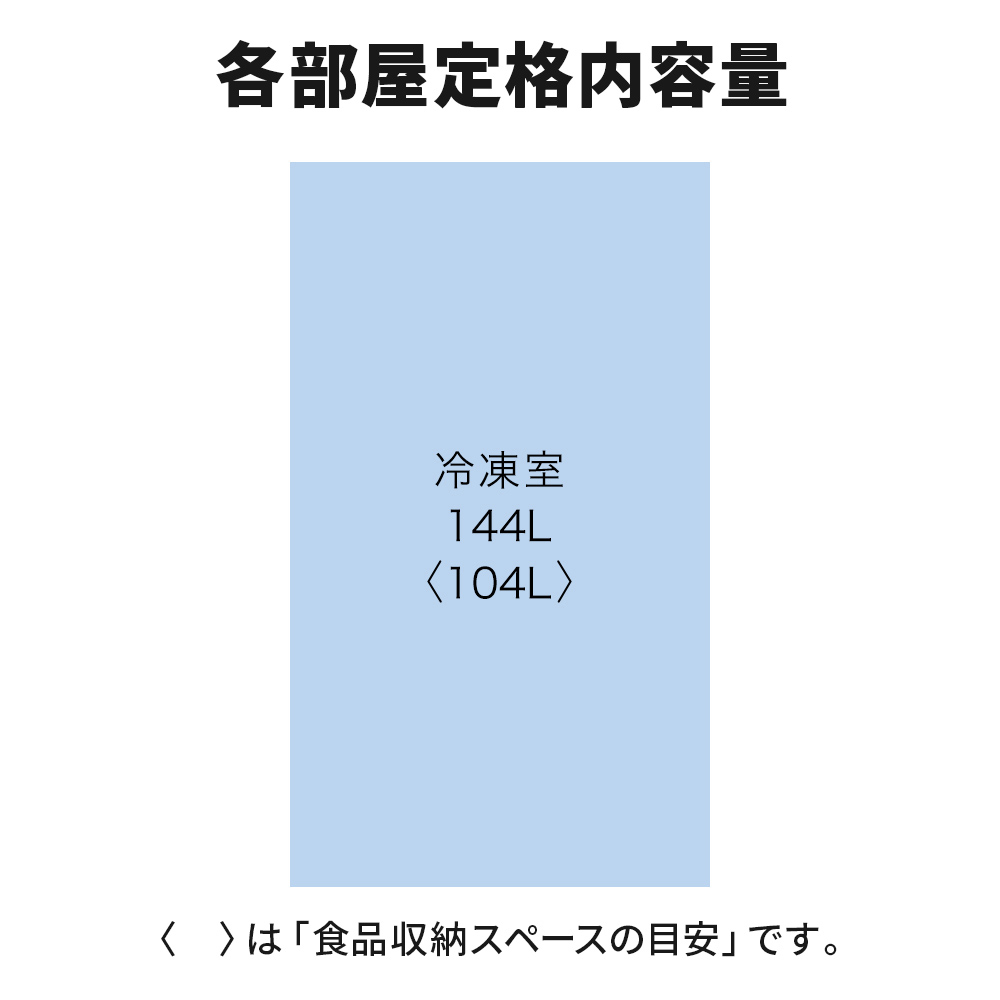 MITSUBISHI 1ドア冷凍庫 144L MF-U14K (右開き) / MITSUBISHI（ミツビシ） / 冷蔵庫・冷凍庫 / MTB10095_dt_13.jpg