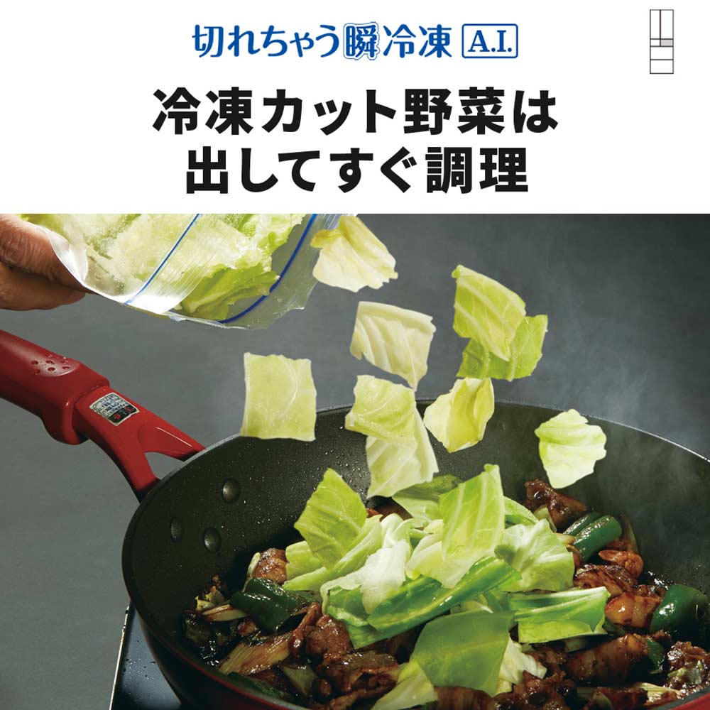 MITSUBISHI 485L 6ドア冷蔵庫 野菜室真ん中タイプ MR-MZ49M (観音開き) / MITSUBISHI（ミツビシ） / 冷蔵庫・冷凍庫 / MTB10099_dt_12.jpg
