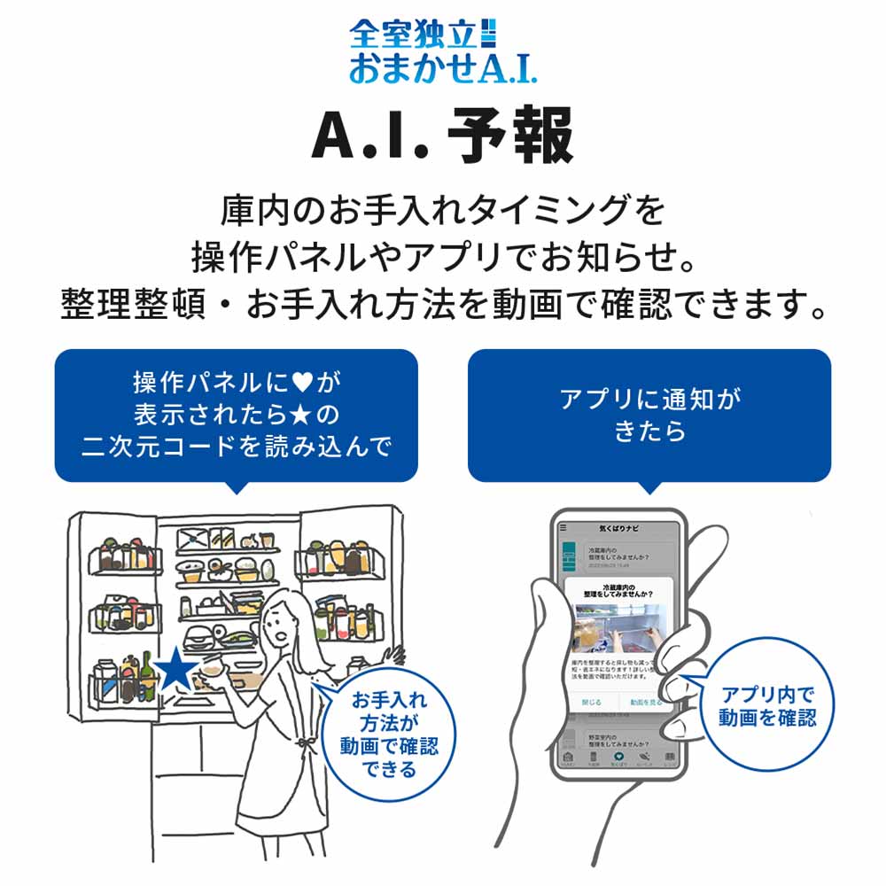 MITSUBISHI 495L 6ドア冷蔵庫 冷凍室真ん中タイプ MR-WZ50M (観音開き) / MITSUBISHI（ミツビシ） / 冷蔵庫・冷凍庫 / MTB10102_dt_26.jpg
