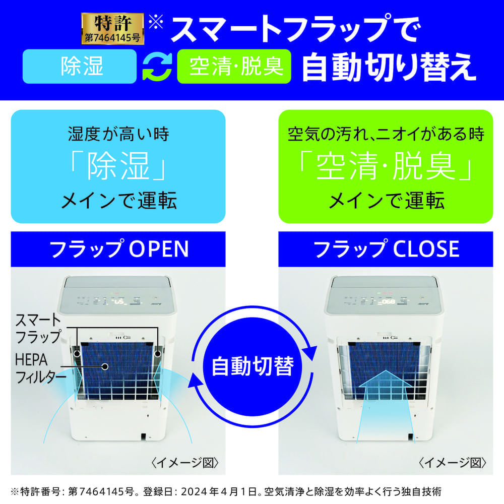 MITSUBISHI 空清脱臭除湿機 美空感 MJ-PHDV24YX-W ホワイト / MITSUBISHI（ミツビシ） / 除湿機・乾燥機 / MTB10118_dt_09.jpg