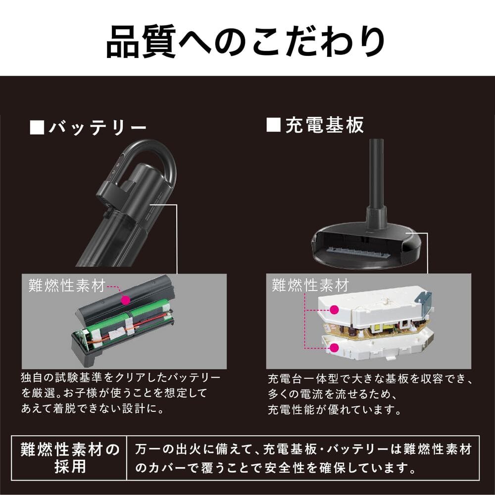 MITSUBISHI iNSTICK ZUBAQ 紙パック式コードレススティッククリーナー HC-JK2E-B マットチタンブラック / MITSUBISHI（ミツビシ） / 掃除機・ロボットクリーナー・ロボット掃除機 / MTB10129_dt_11.jpg