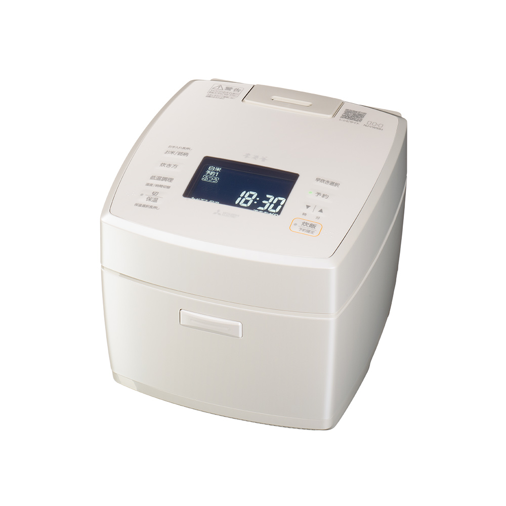 MITSUBISHI 本炭釜 5.5合炊き IHジャー炊飯器 NJ-VW10H / MITSUBISHI(ミツビシ) / 炊飯器 / MTB10132WHT_ma.jpg