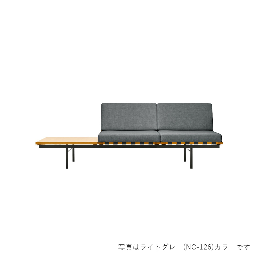 フォームグループ レフトソファ ウィズテーブル 2シーター 天板:オーク / METROCS(メトロクス) / 2人掛けソファ / MTR10057DBR_ma.jpg