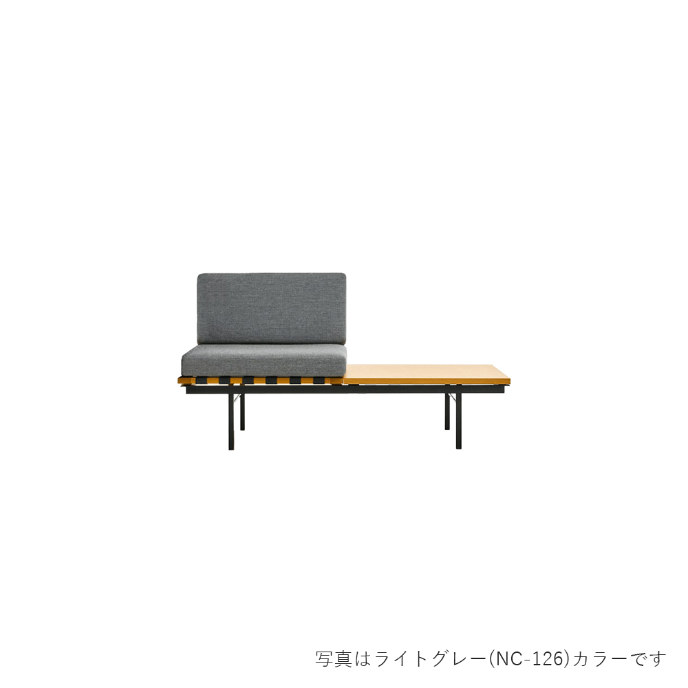 フォームグループ ライトソファ ウィズテーブル 1シーター 天板:オーク / METROCS(メトロクス) / 1人掛けソファ / MTR10063DBR_ma.jpg