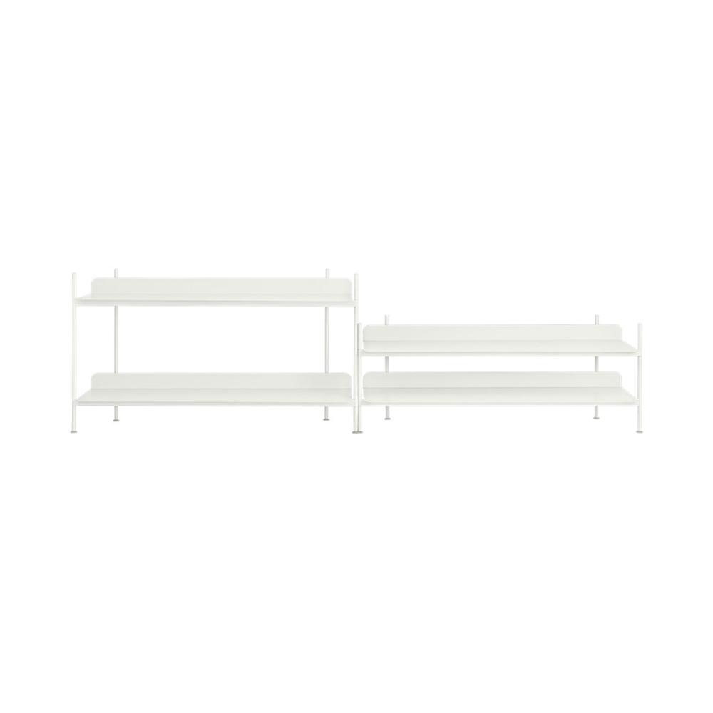 COMPILE SHELVING SYSTEM CONFIGURATION 5 / muuto(ムート) / ラック・ブックシェルフ・マガジンラック・本棚 / MUT10108WHT_ma.jpg