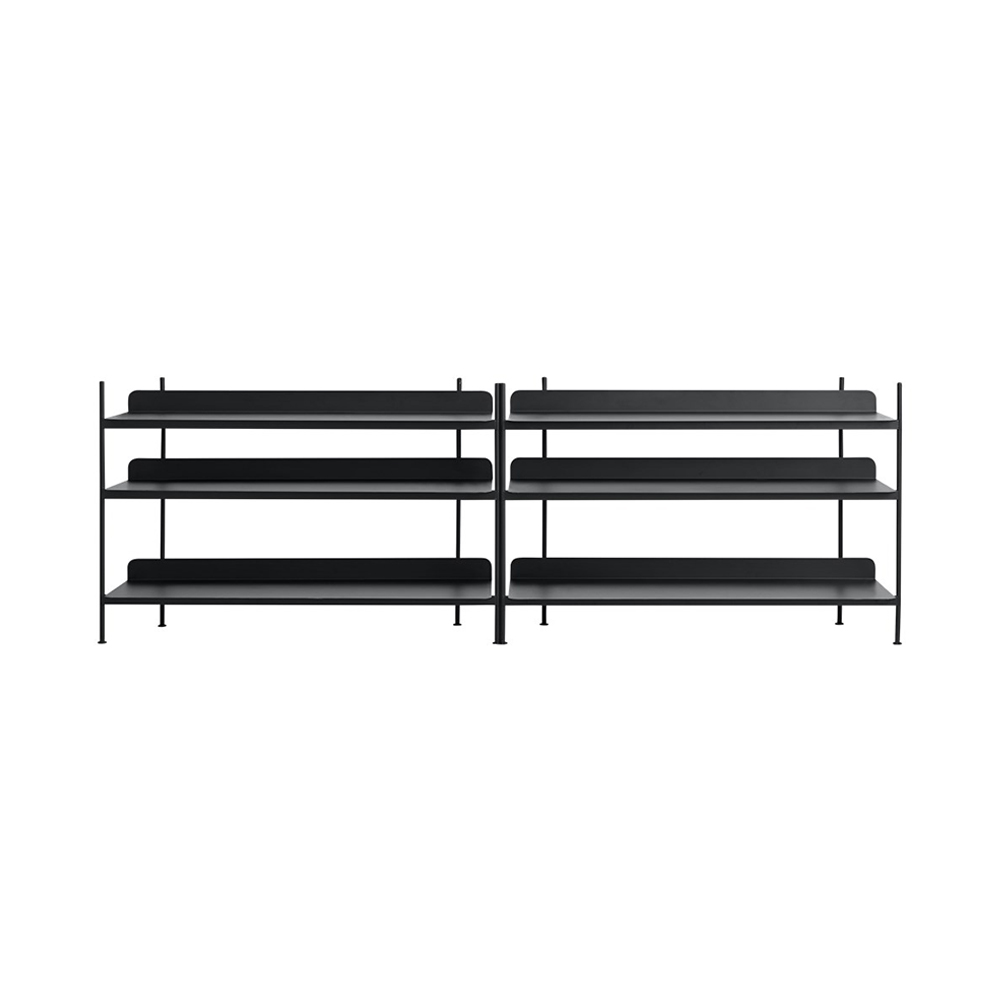 COMPILE SHELVING SYSTEM CONFIGURATION 6 / muuto(ムート) / ラック・ブックシェルフ・マガジンラック・本棚 / MUT10109BLK_ma.jpg