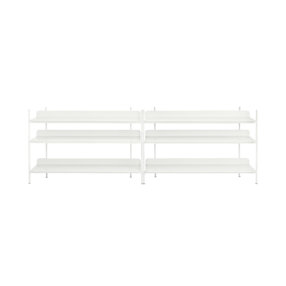COMPILE SHELVING SYSTEM CONFIGURATION 6 / muuto(ムート) / ラック・ブックシェルフ・マガジンラック・本棚 / MUT10109WHT_ma.jpg