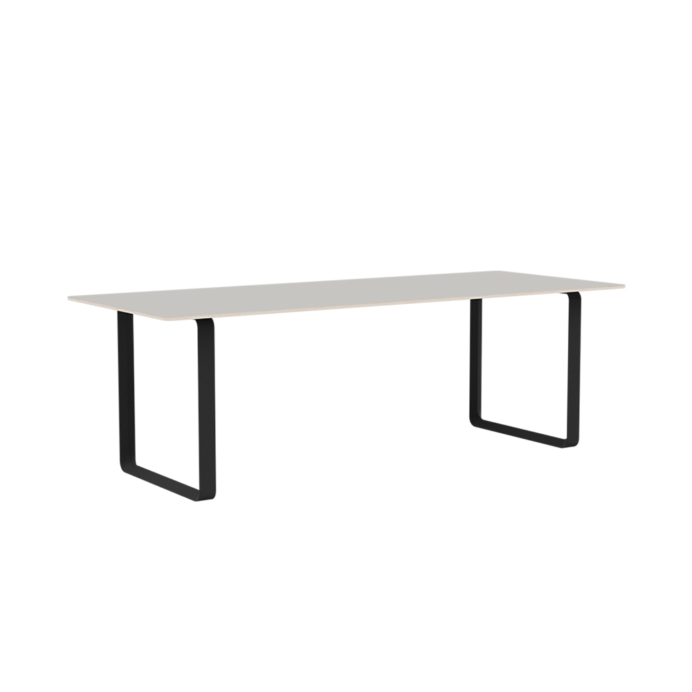 70/70 TABLE 2250×900 Tabletop Grey Linoleum / muuto(ムート) / ダイニングテーブル / MUT10125BLK_ma.jpg