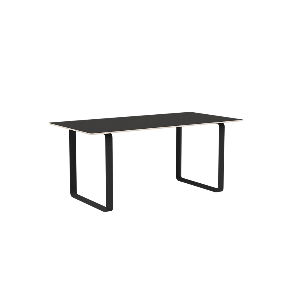 70/70 TABLE 1700×850 Tabletop Black Linoleum / muuto(ムート) / ダイニングテーブル / MUT10126BLK_ma.jpg