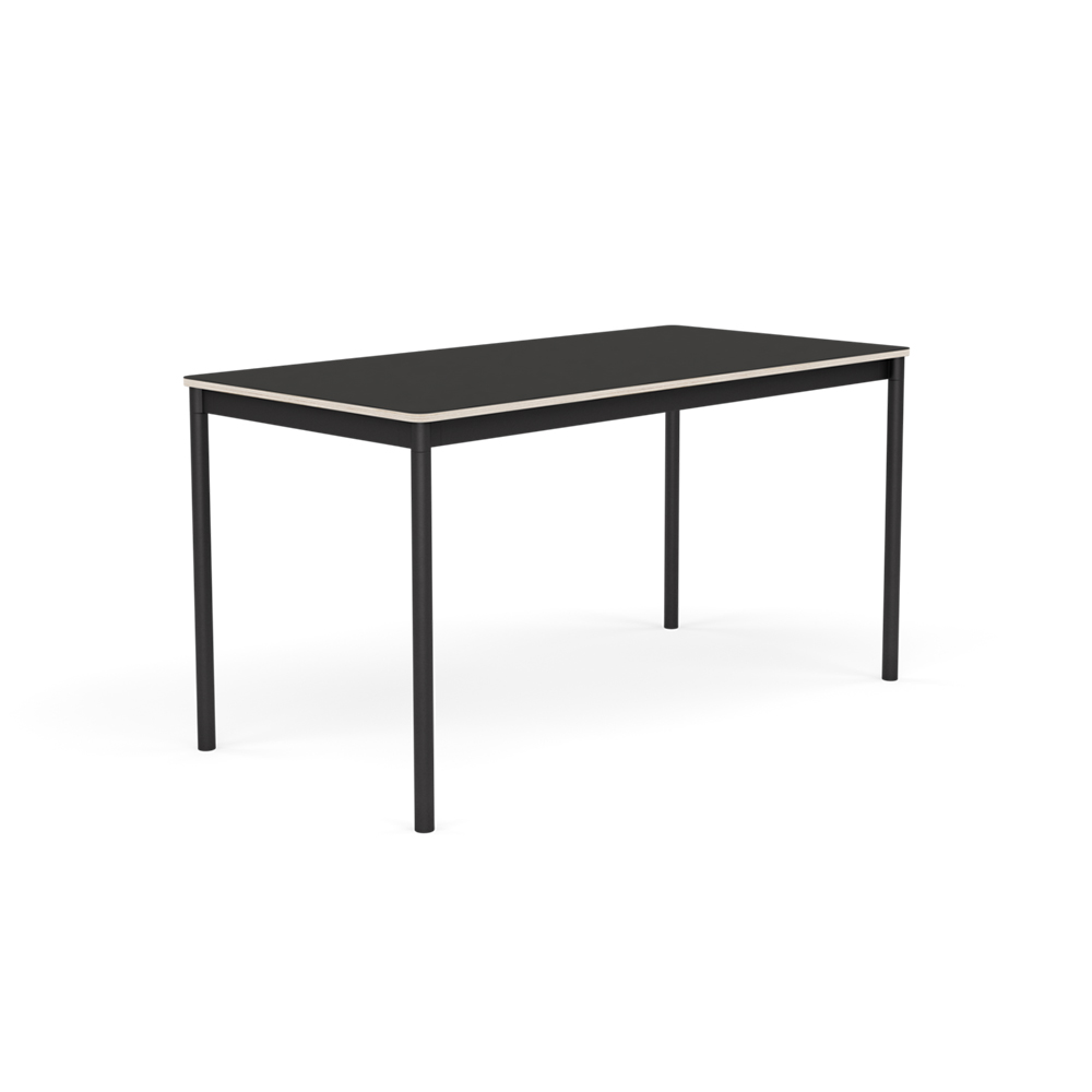 BASE TABLE 1400×800 Black Linoleum/Plywood / muuto(ムート) / ダイニングテーブル / MUT10138BLK_ma.jpg