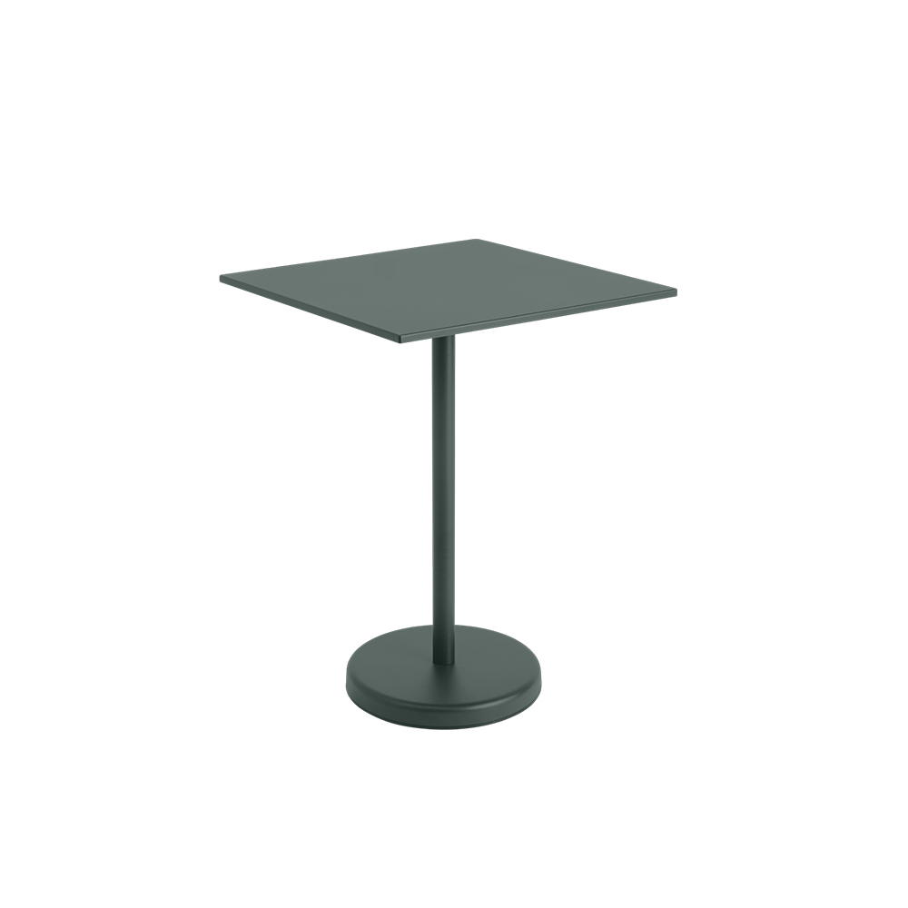 LINEAR STEEL CAFE TABLE 700×700 H950 / muuto(ムート) / ガーデンテーブル・アウトドアテーブル / MUT10200GRN_ma.jpg