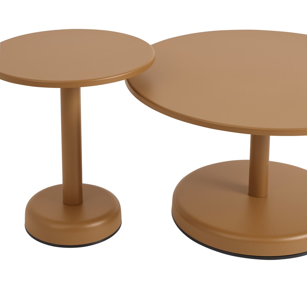 LINEAR STEEL COFFEE TABLE φ700 H400 / muuto（ムート） / ガーデンテーブル・アウトドアテーブル / MUT10203_dt_01.jpg