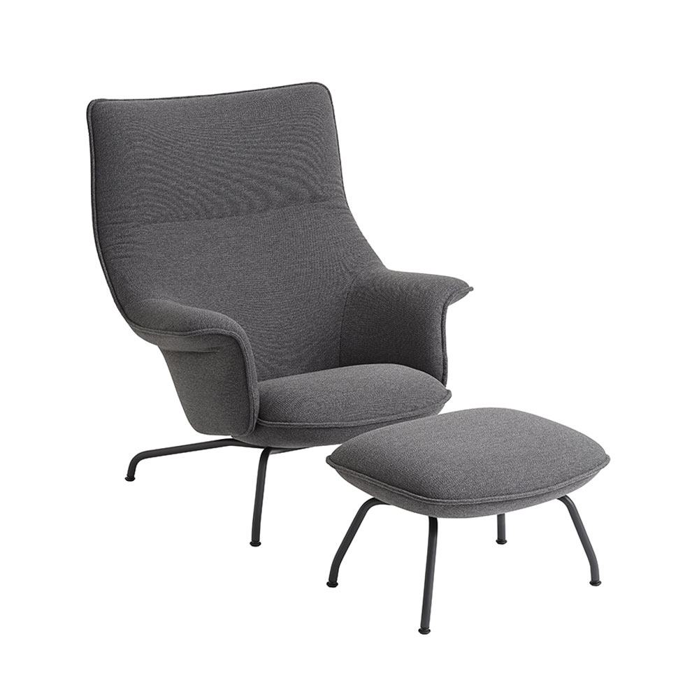 DOZE OTTOMAN TUBE BASE Anthracite Black / muuto（ムート） / オットマン / MUT10224_dt_02.jpg