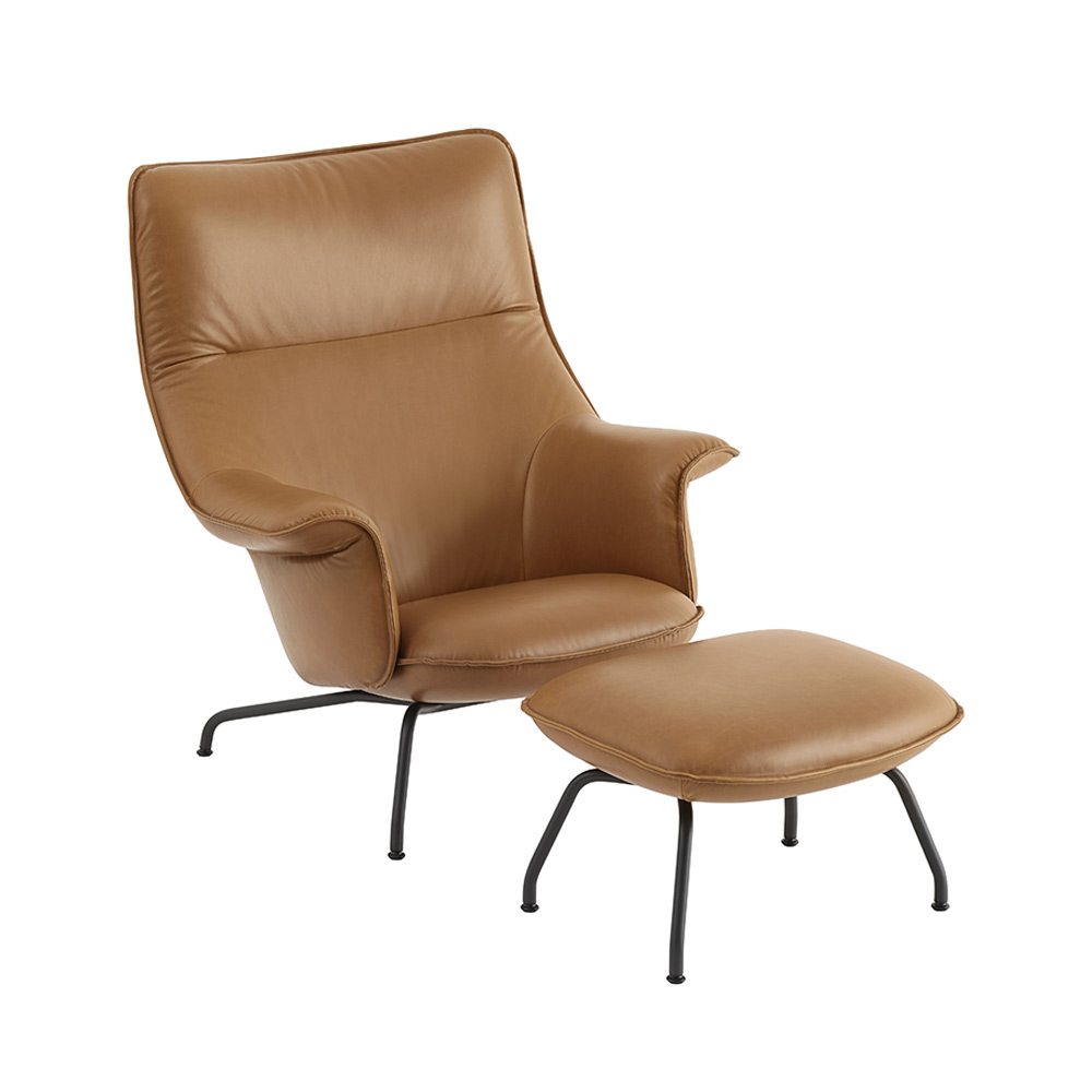 DOZE LOUNGE CHAIR HIGH BACK/TUBE BASE Anthracite Black / muuto（ムート） / ラウンジチェア / MUT10230_dt_02.jpg