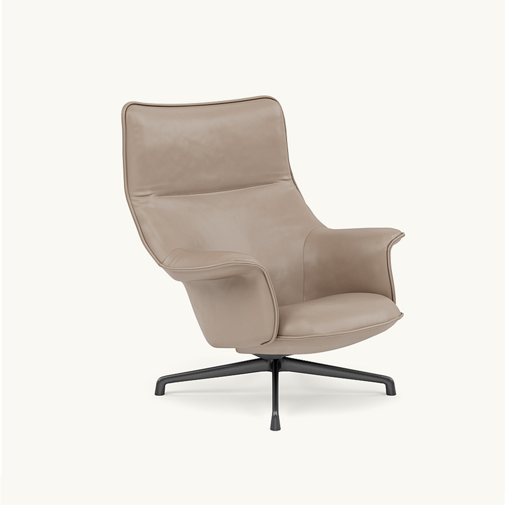 DOZE LOUNGE CHAIR HIGH BACK/SWIVEL BASE Anthracite Black / muuto(ムート) / ラウンジチェア / MUT10235GRY_ma.jpg