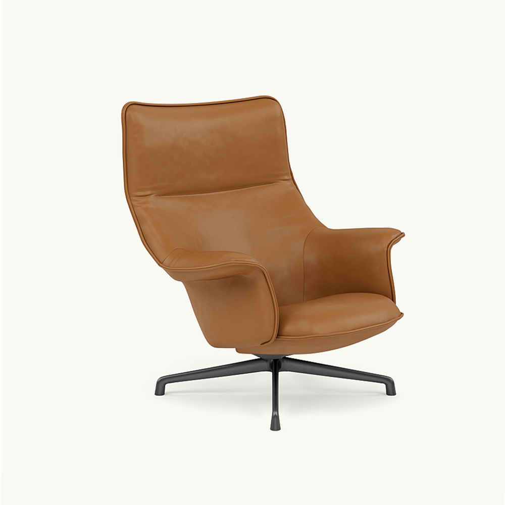 DOZE LOUNGE CHAIR HIGH BACK/SWIVEL BASE Anthracite Black / muuto(ムート) / ラウンジチェア / MUT10235MBR_ma.jpg