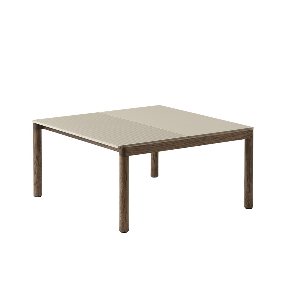COUPLE COFFEE TABLE 1Plain 1Wavy W800 Dark Oiled Oak / muuto(ムート) / リビングテーブル・ローテーブル・座卓 / MUT10262BEG_ma.jpg
