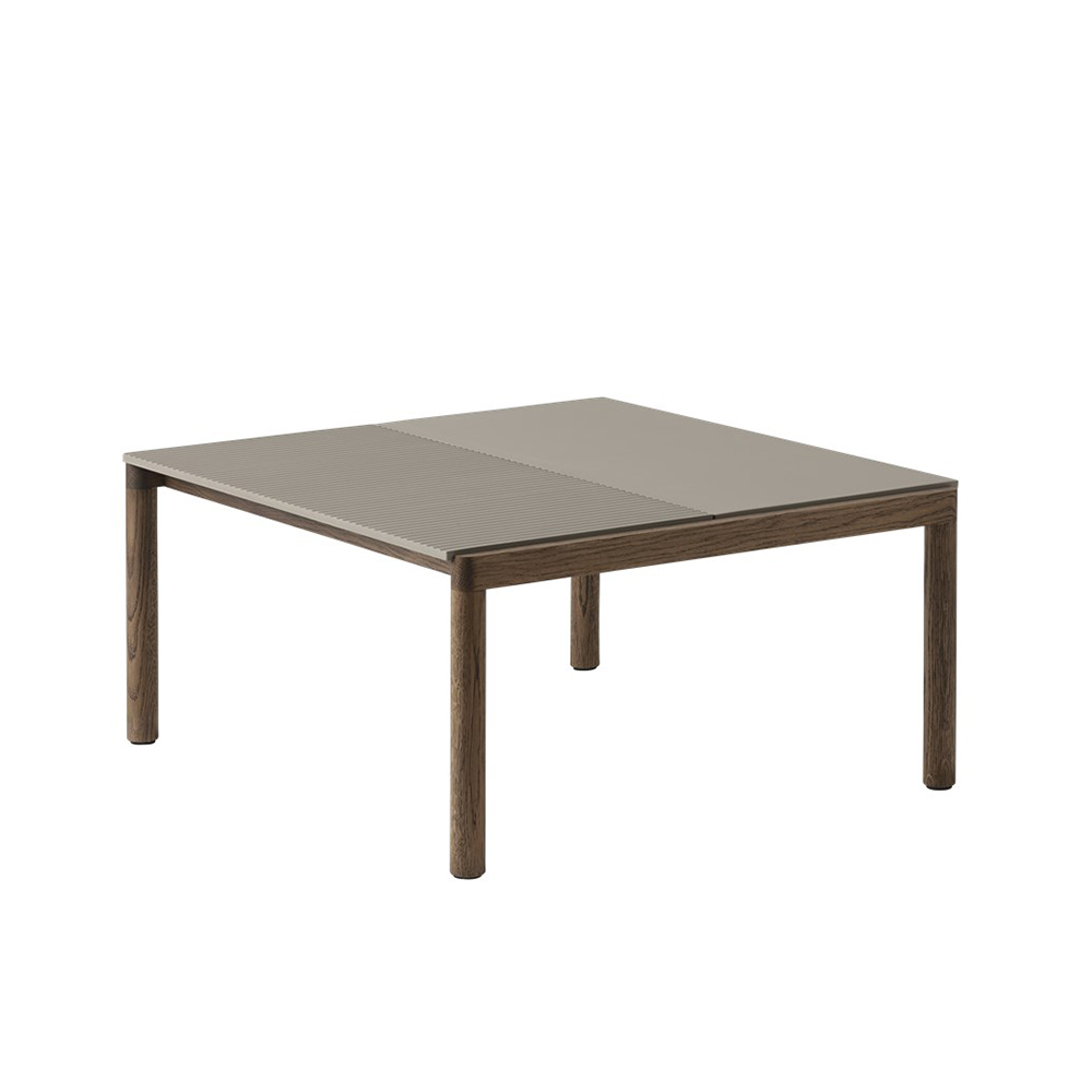 COUPLE COFFEE TABLE 1Plain 1Wavy W800 Dark Oiled Oak / muuto(ムート) / リビングテーブル・ローテーブル・座卓 / MUT10262GRY_ma.jpg