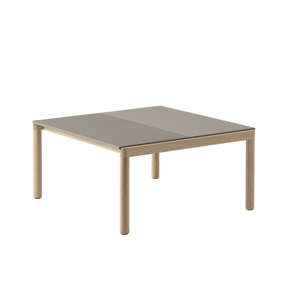 COUPLE COFFEE TABLE 1Plain 1Wavy W800 Oak / muuto(ムート) / リビングテーブル・ローテーブル・座卓 / MUT10263GRY_ma.jpg