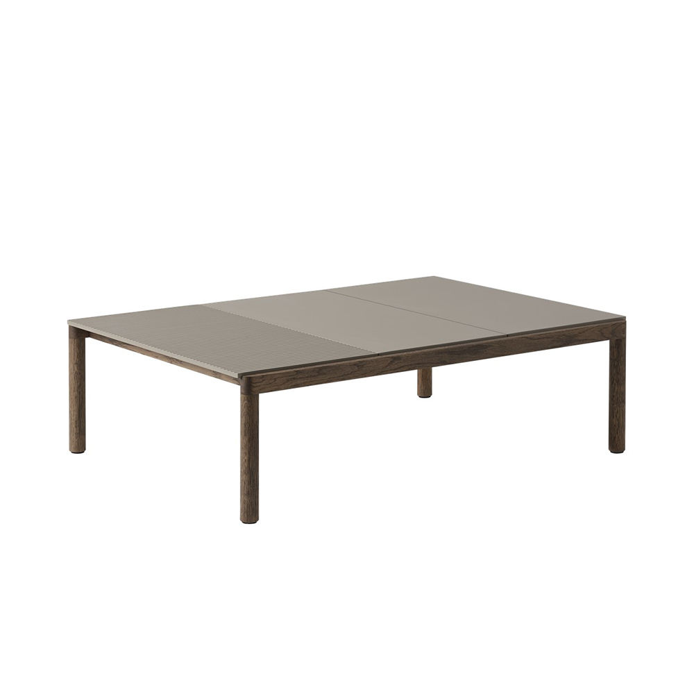 COUPLE COFFEE TABLE 2Plain 1Wavy W1200 Dark Oiled Oak / muuto(ムート) / リビングテーブル・ローテーブル・座卓 / MUT10264GRY_ma.jpg