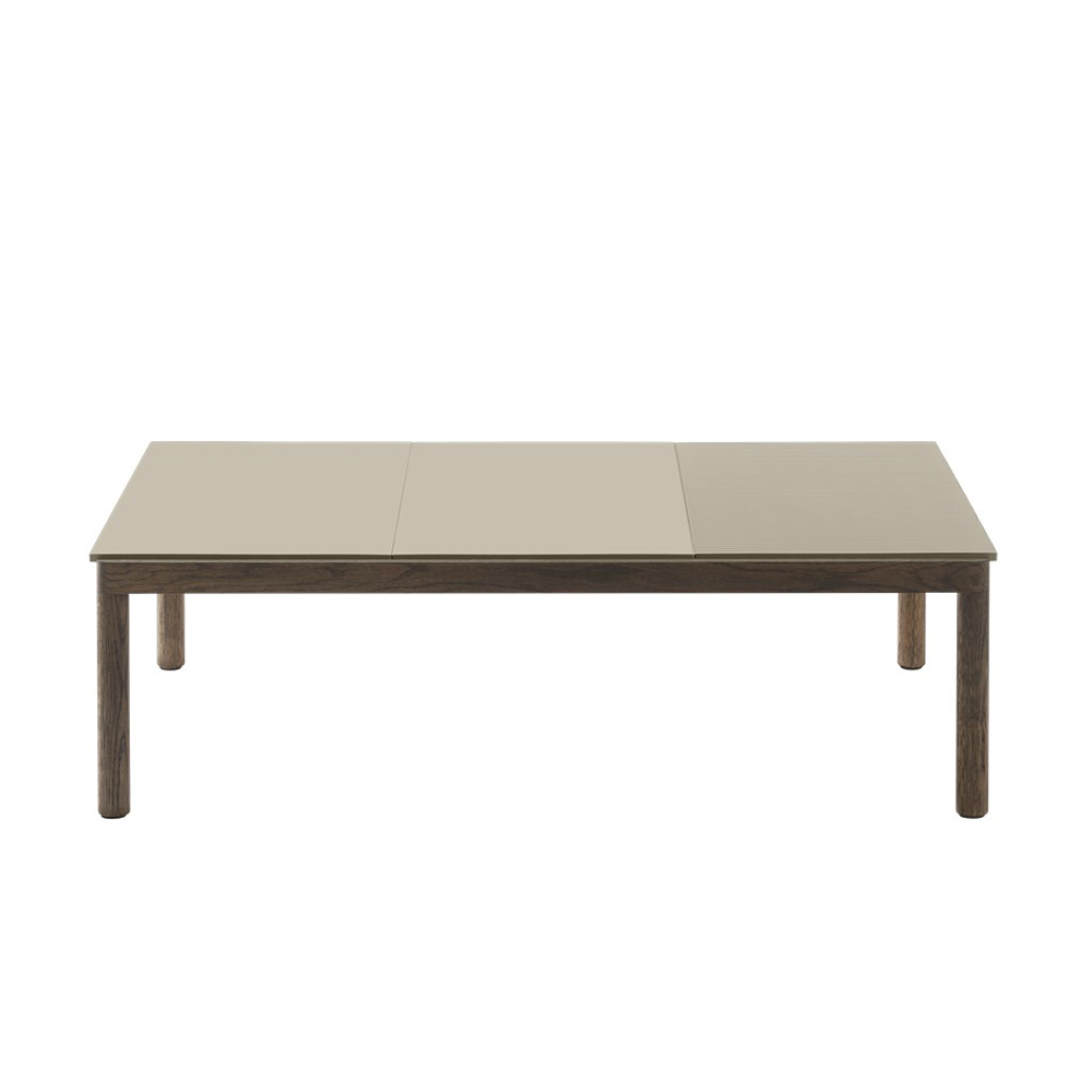 COUPLE COFFEE TABLE 2Plain 1Wavy W1200 Dark Oiled Oak / muuto（ムート） / リビングテーブル・ローテーブル・座卓 / MUT10264_dt_01.jpg