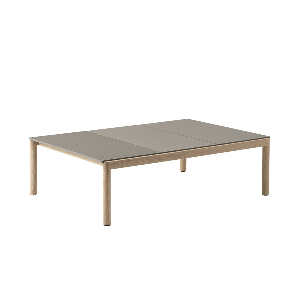 COUPLE COFFEE TABLE 2Plain 1Wavy W1200 Oak / muuto(ムート) / リビングテーブル・ローテーブル・座卓 / MUT10265GRY_ma.jpg
