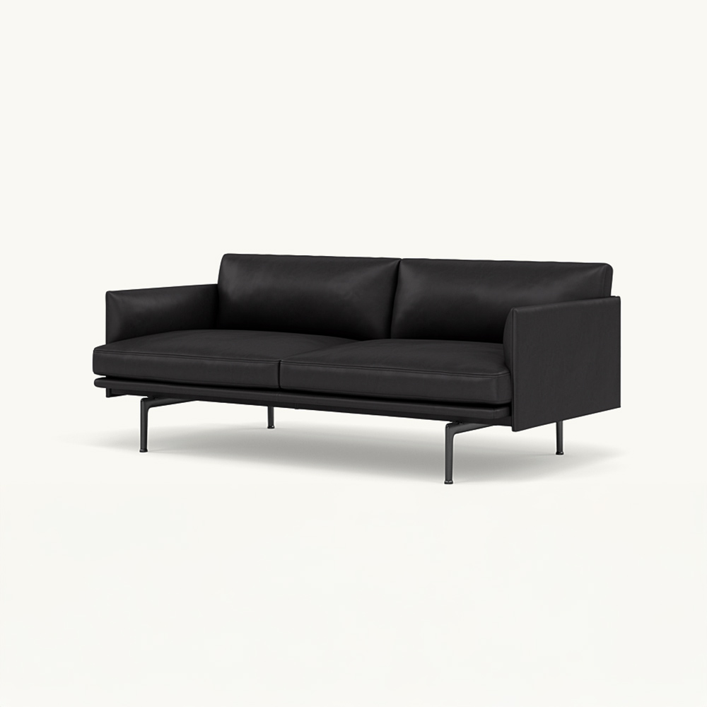 OUTLINE SOFA 2-SEATER BLACK BASE / muuto(ムート) / 2人掛けソファ / MUT10268BLK_ma.jpg