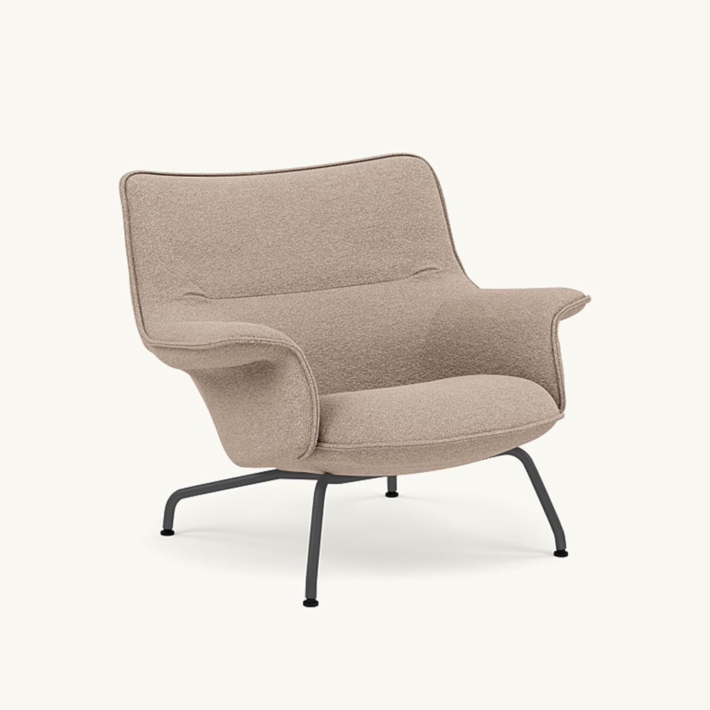 DOZE LOUNGE CHAIR LOW BACK/TUBE BASE Anthracite Black / muuto（ムート） / ラウンジチェア / MUT10284LBR_ma.jpg