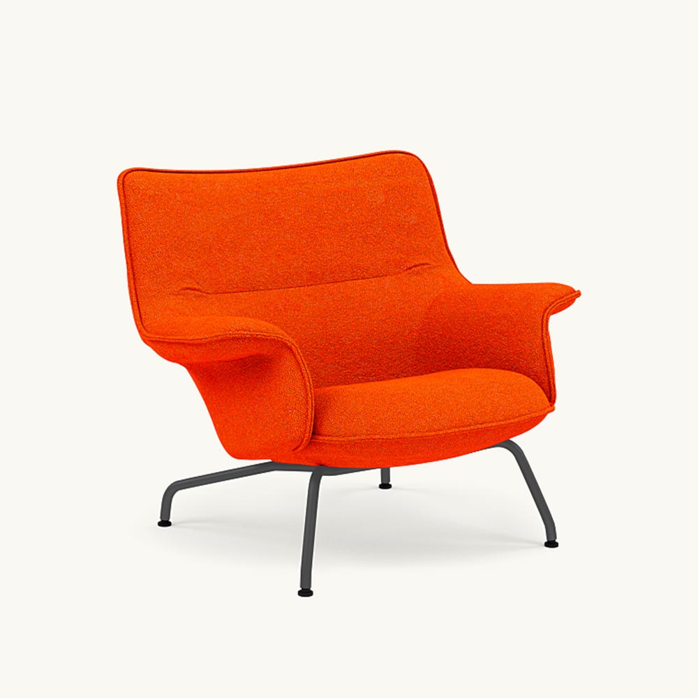DOZE LOUNGE CHAIR LOW BACK/TUBE BASE Anthracite Black / muuto（ムート） / ラウンジチェア / MUT10284ORN_ma.jpg