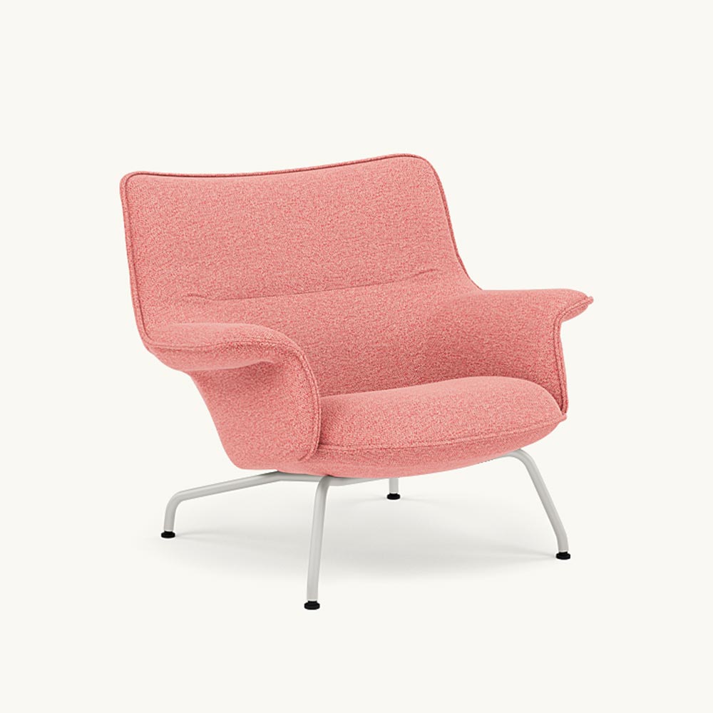 DOZE LOUNGE CHAIR LOW BACK/TUBE BASE Grey / muuto（ムート） / ラウンジチェア / MUT10285PNK_ma.jpg