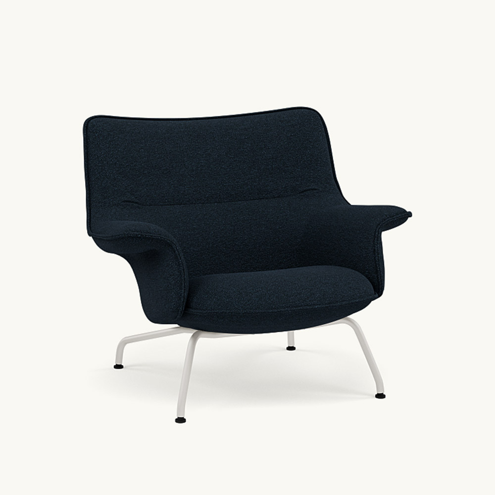 DOZE LOUNGE CHAIR LOW BACK/TUBE BASE Grey / muuto（ムート） / ラウンジチェア / MUT10285PPL_ma.jpg