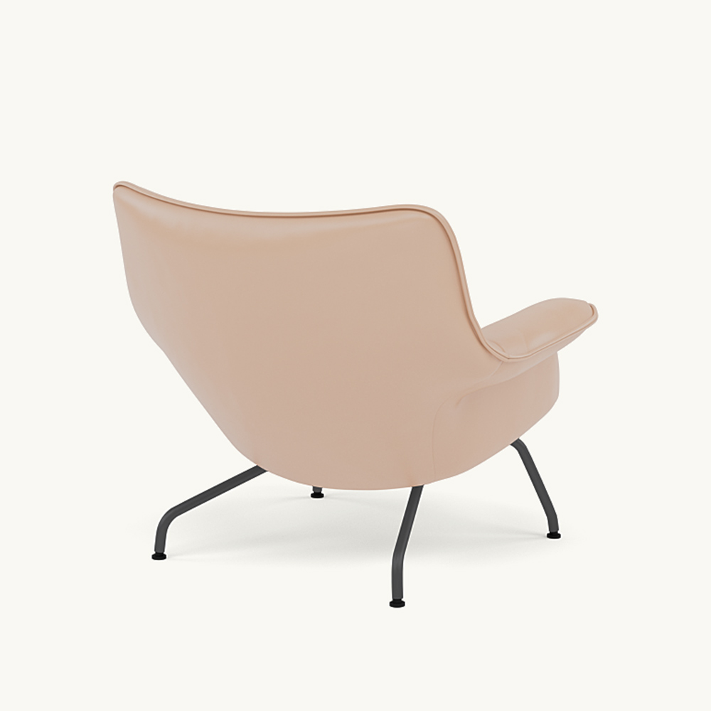 DOZE LOUNGE CHAIR LOW BACK Leather/TUBE BASE Anthracite Black / muuto（ムート） / ラウンジチェア / MUT10286_dt_02.jpg